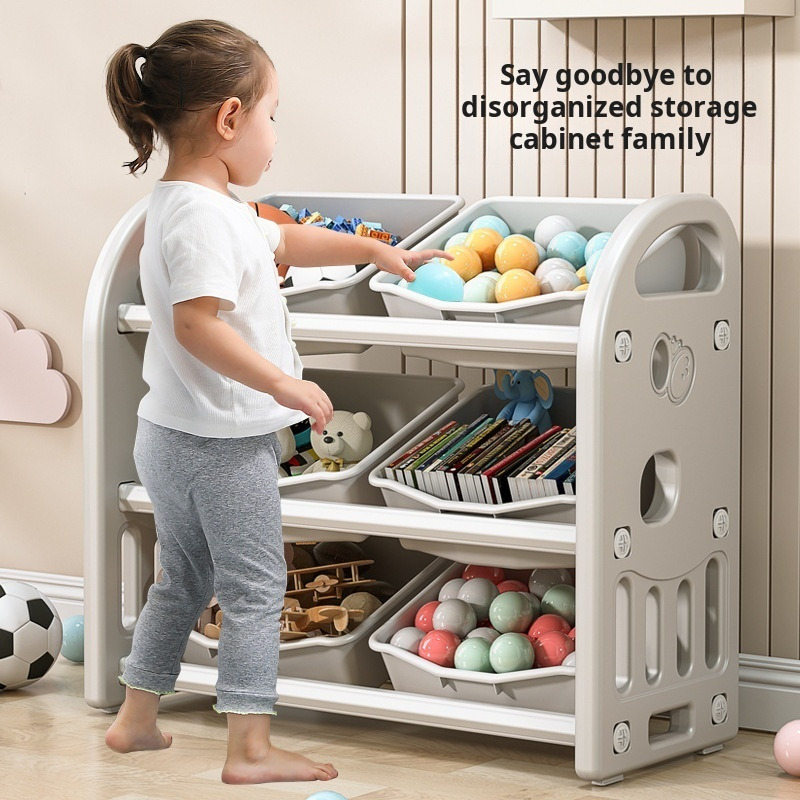 Baby Nursery Bookcase - Aufbewahrungsschrank für Babyspielzeug, Klassifizierung, Organisation, Aufbewahrungsbox,