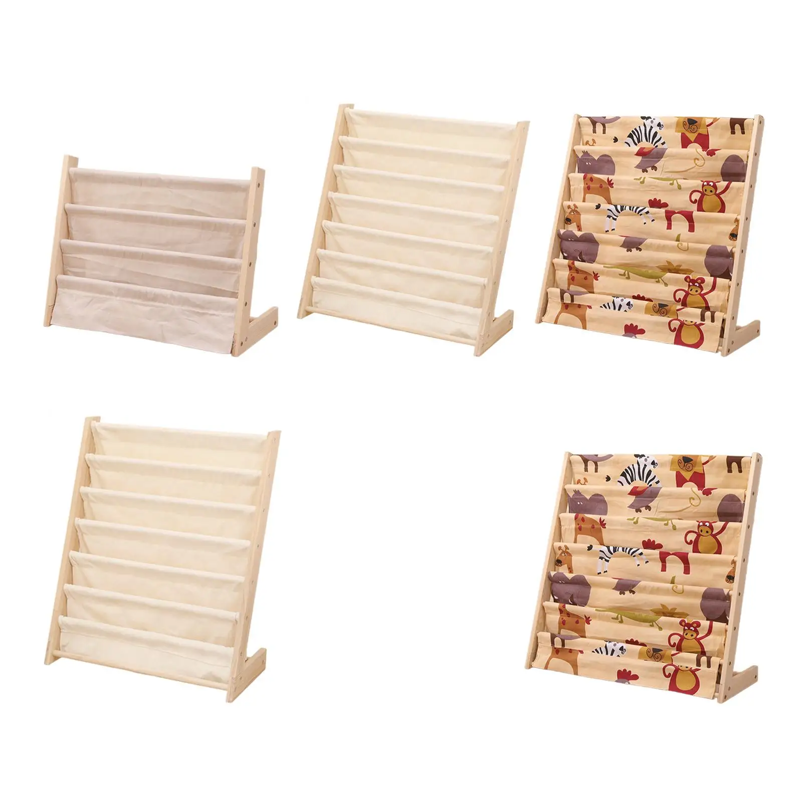 Baby Nursery Bookcase - Kinderbücherregal, Präsentationsregal für Kinderzimmer, Leicht Zugängliches,
