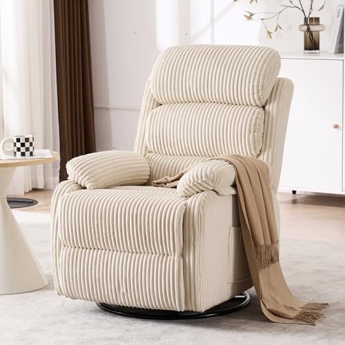Rocking Chair Nursery - Erwachsene 360 ° Schaukelstuhl mit Liegefunktion,