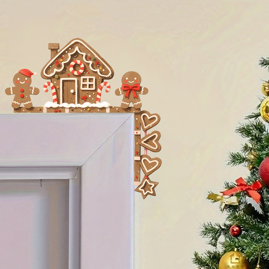Baby Nursery Room - Lebkuchenhaus & Mann Weihnachten Wandaufkleber Abnehmbarer