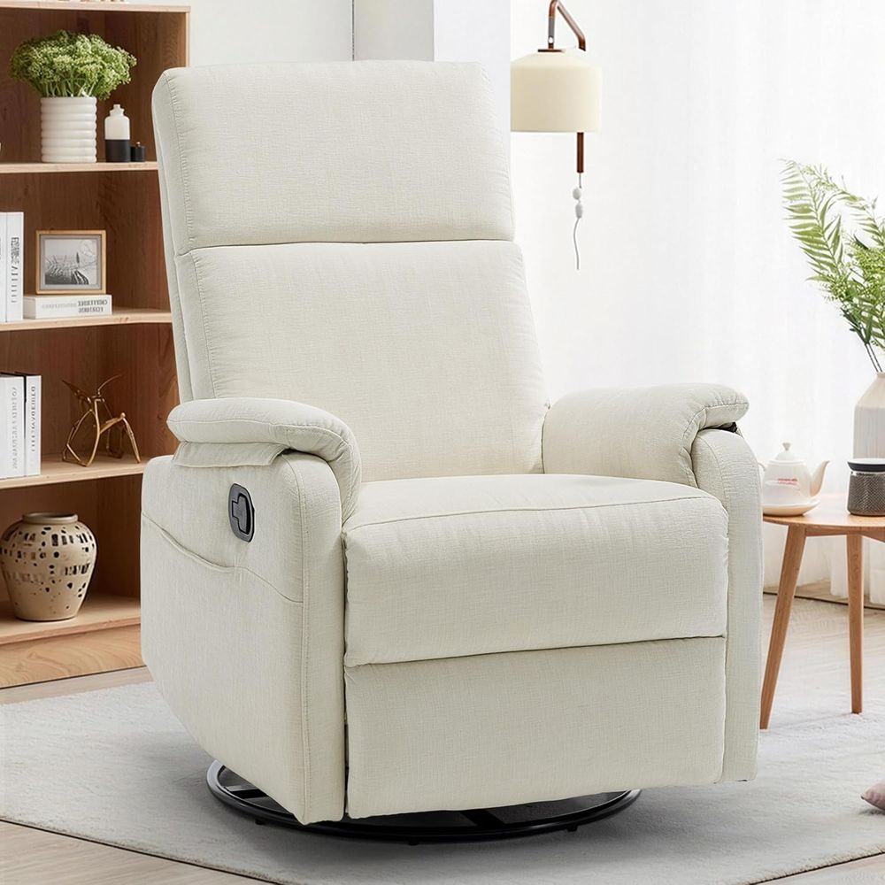 Rocking Chair Nursery - Relaxsessel, Schwenkbarer Schaukelstuhl für Erwachsene, Gleitschaukelstuhl,