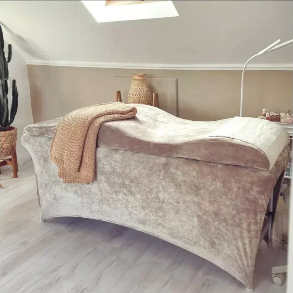 Changing Table Topper - Wimpernverlängerungsbett mit Gebogener Form, 30D Hochdichte