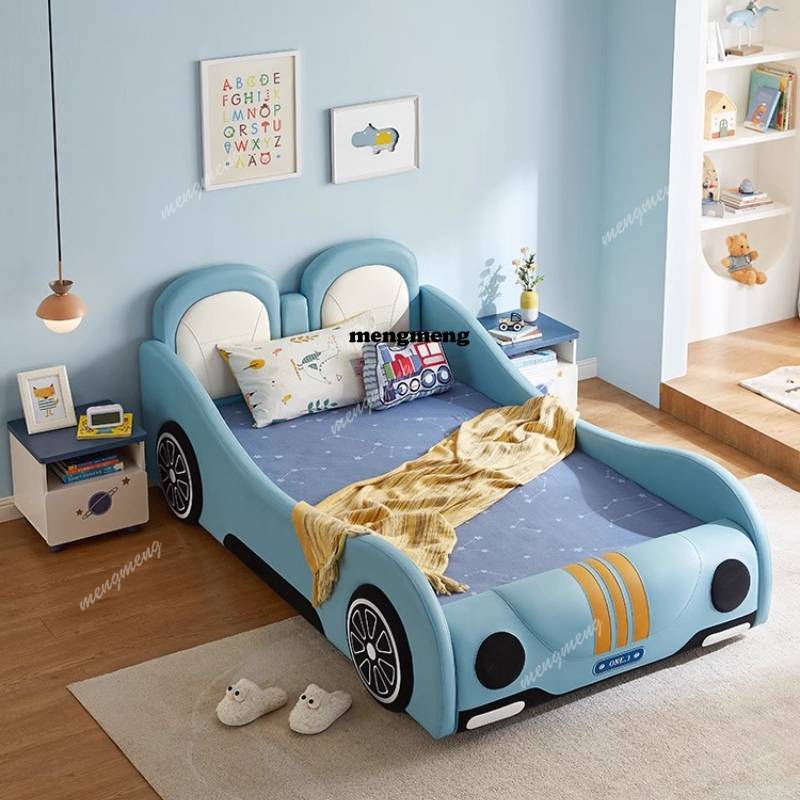 Bed Rail Toddler - Sicherheitsbett in Autoform mit Europa-Schutzgeländern –