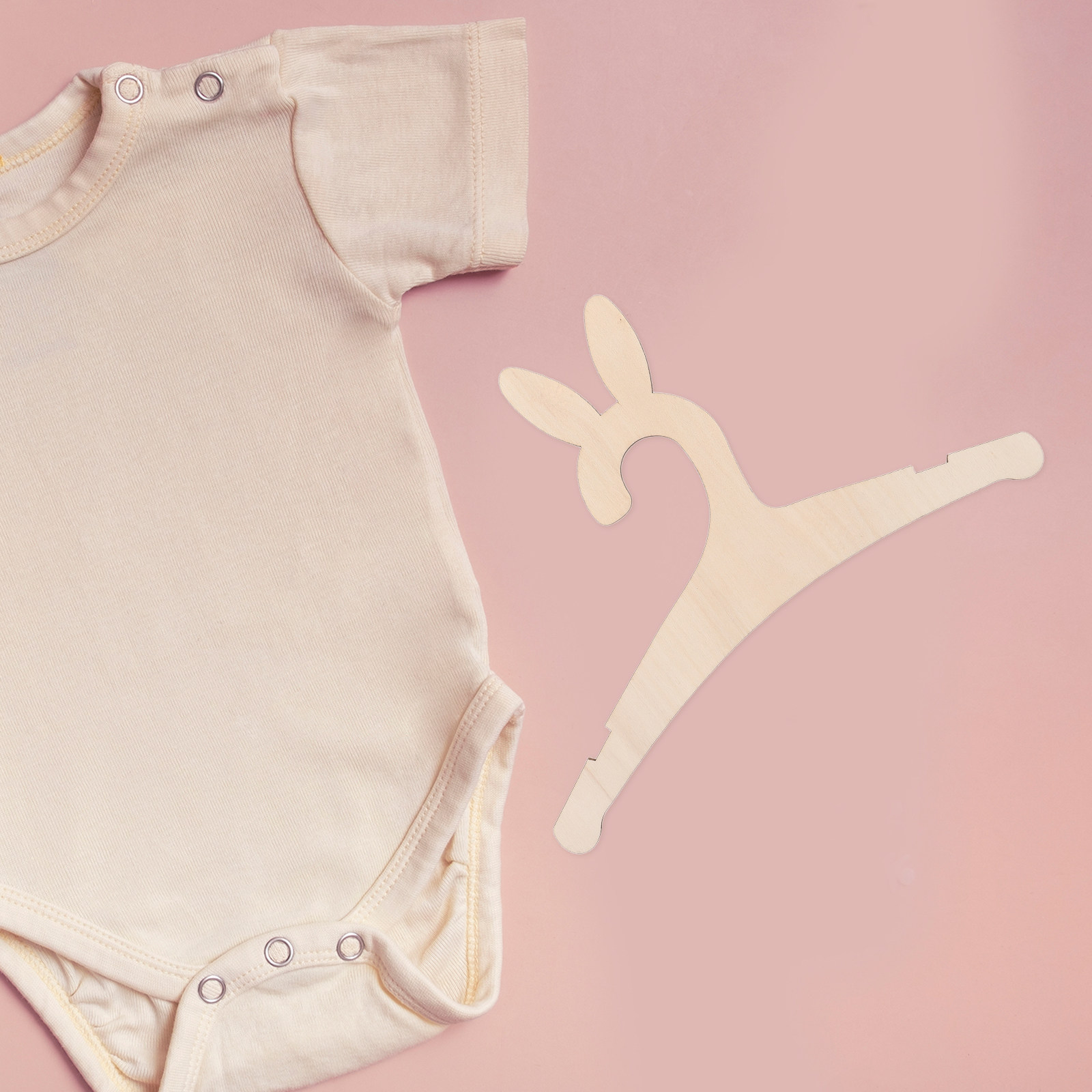 Baby Nursery Room - 5 Stück DIY Holz-Kleiderbügel für Babys