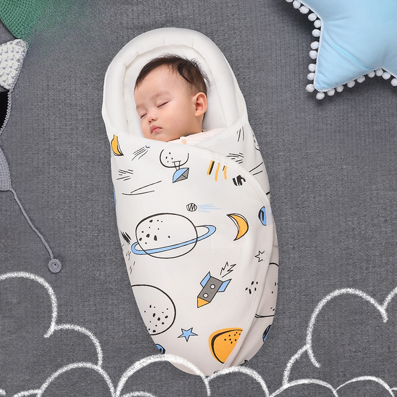 Baby Nursery Items - Wickeltuch für Neugeborene, verstellbares Hut-Set für