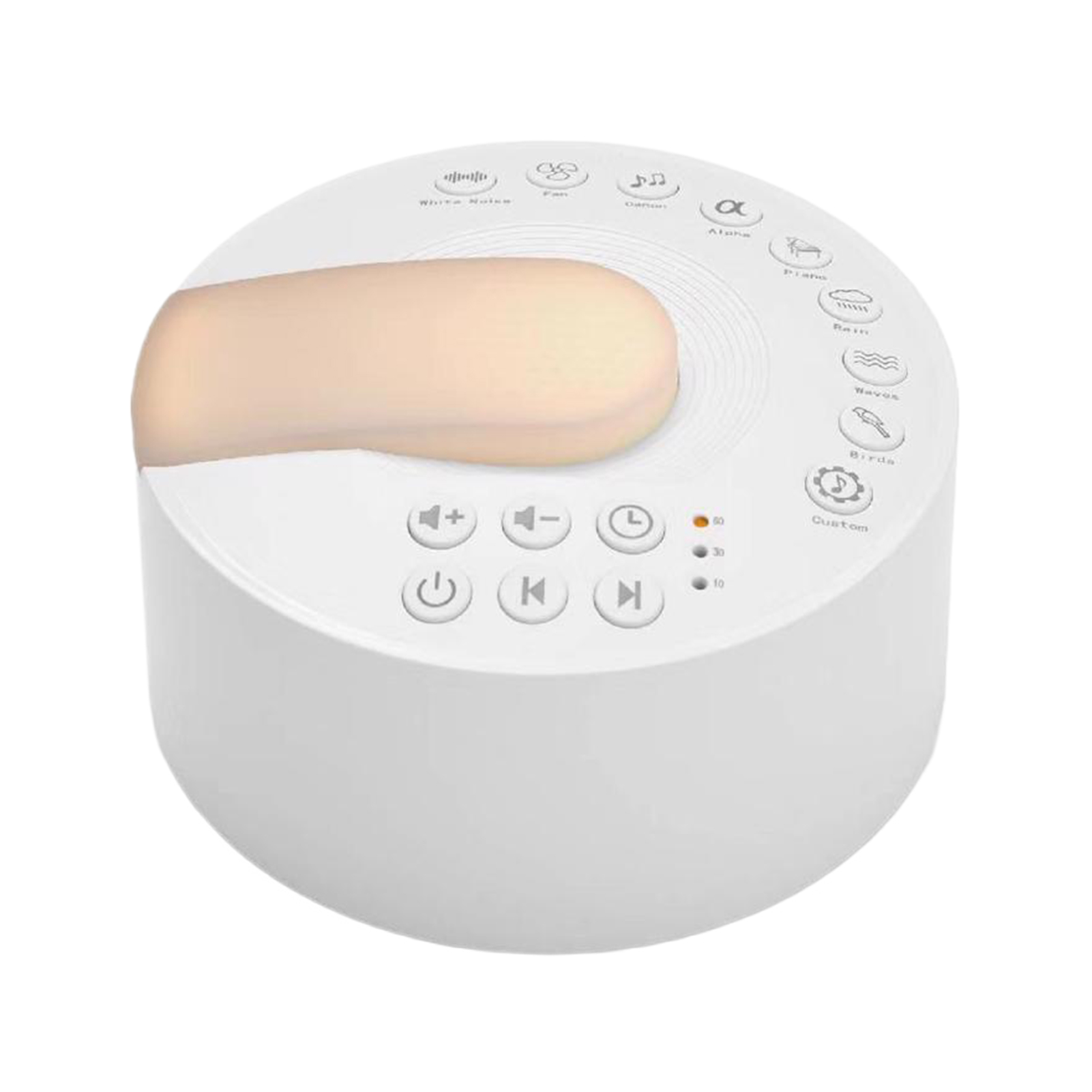 Wiederaufladbare White Noise-M – Baby Sound Machine White Bewertung und Preis