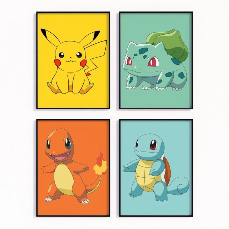 Cartoon Anime Poster Pokemon P – Baby Nursery Hanging Decor Bewertung und Preis