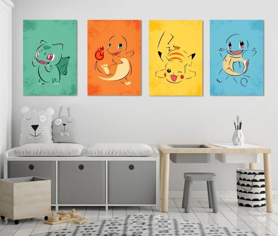 Cartoon Anime Poster Pokemon P – Baby Nursery Hanging Decor Bewertung und Preis