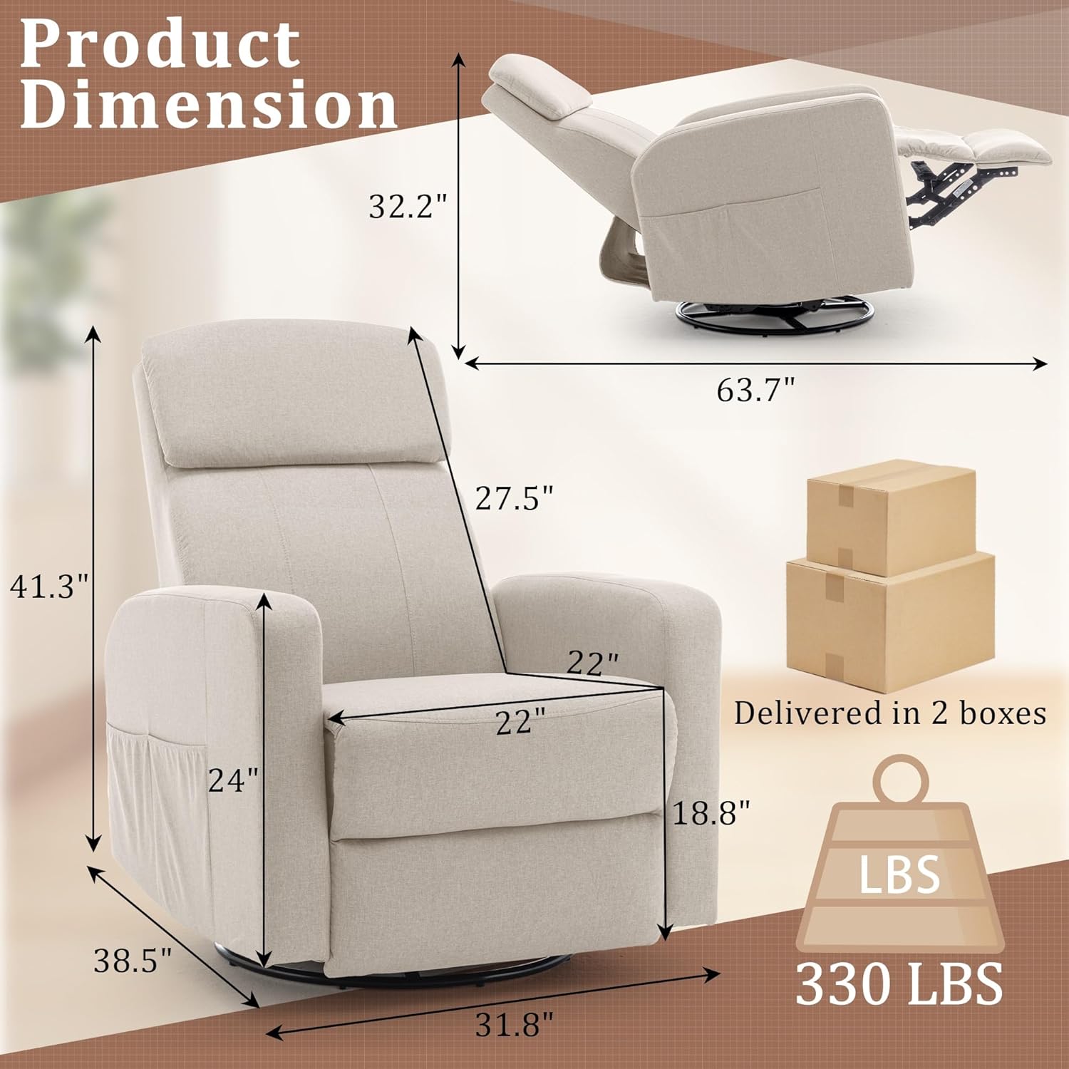 Elektrischer Relaxsessel für E – Rocking Chair Nursery Bewertung und Preis