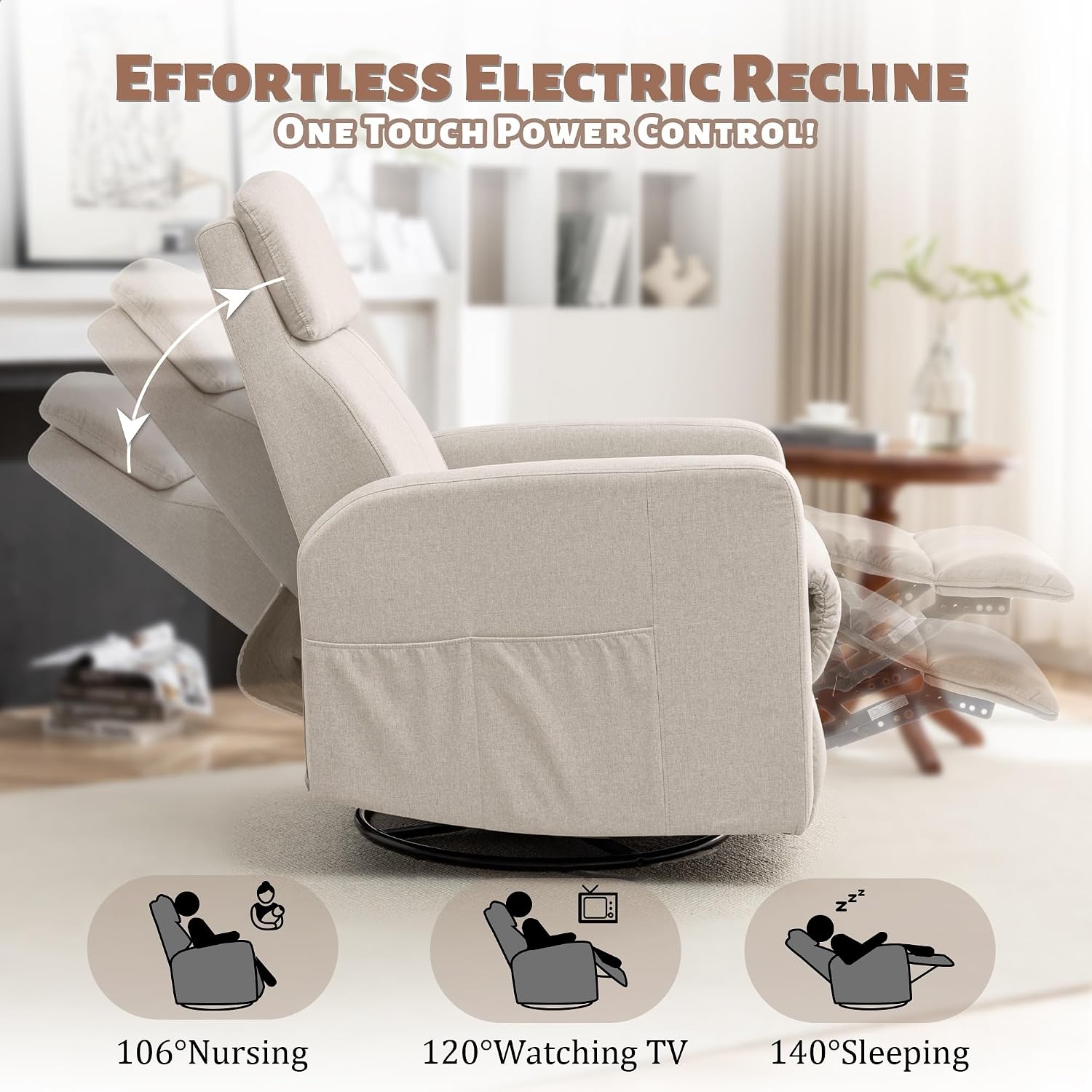 Elektrischer Relaxsessel für E – Rocking Chair Nursery Bewertung und Preis