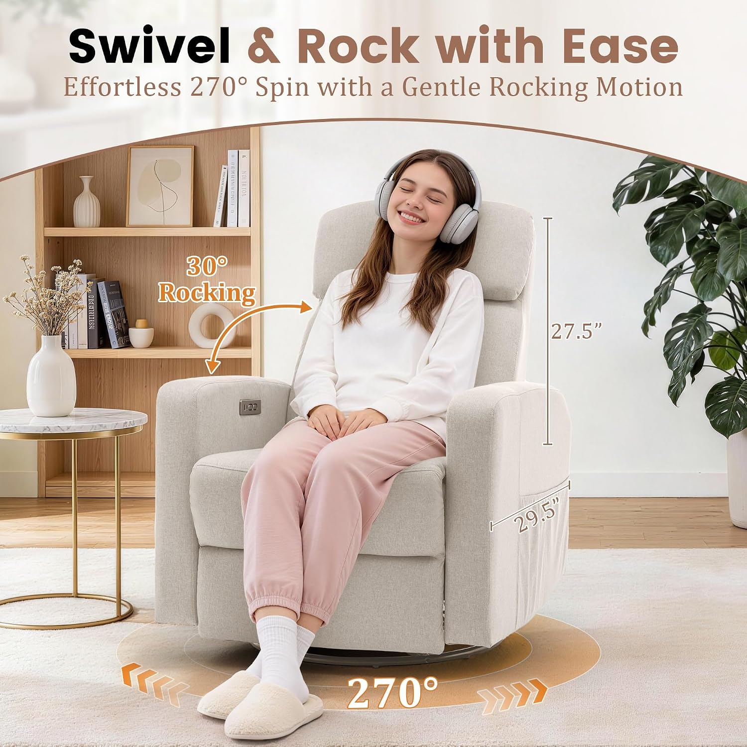 Elektrischer Relaxsessel für E – Rocking Chair Nursery Bewertung und Preis