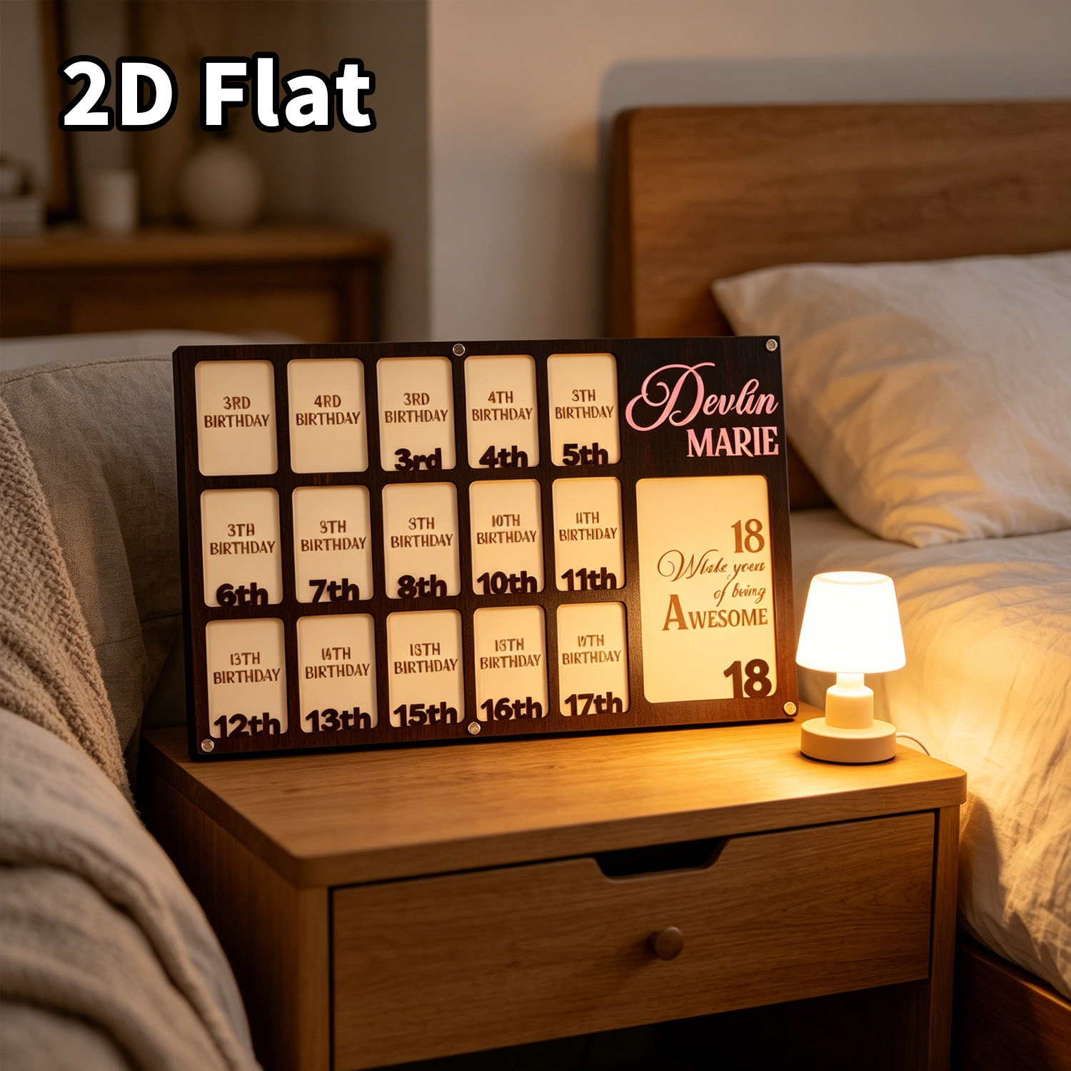 1 Stück Personalisierter Holz- – Baby Nursery Room Bewertung und Preis