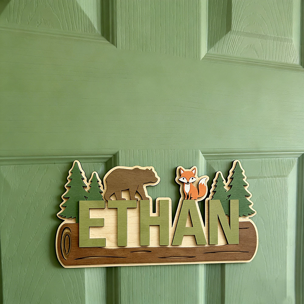 Personalisiertes Holzschild mi – Baby Nursery Baby Bewertung und Preis