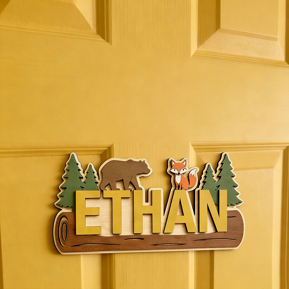 Personalisiertes Holzschild mi – Baby Nursery Baby Bewertung und Preis