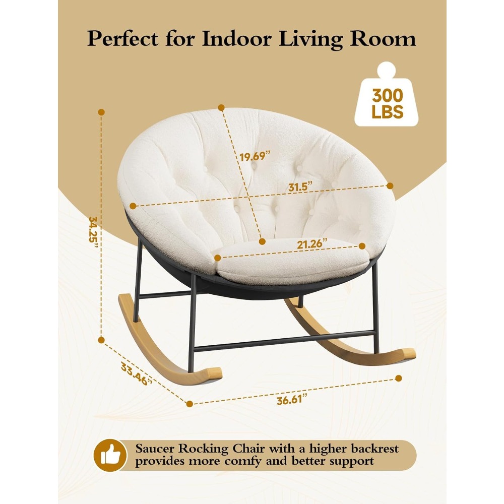 Breiter Schaukelstuhl für Kind – Rocking Chair Nursery Bewertung und Preis