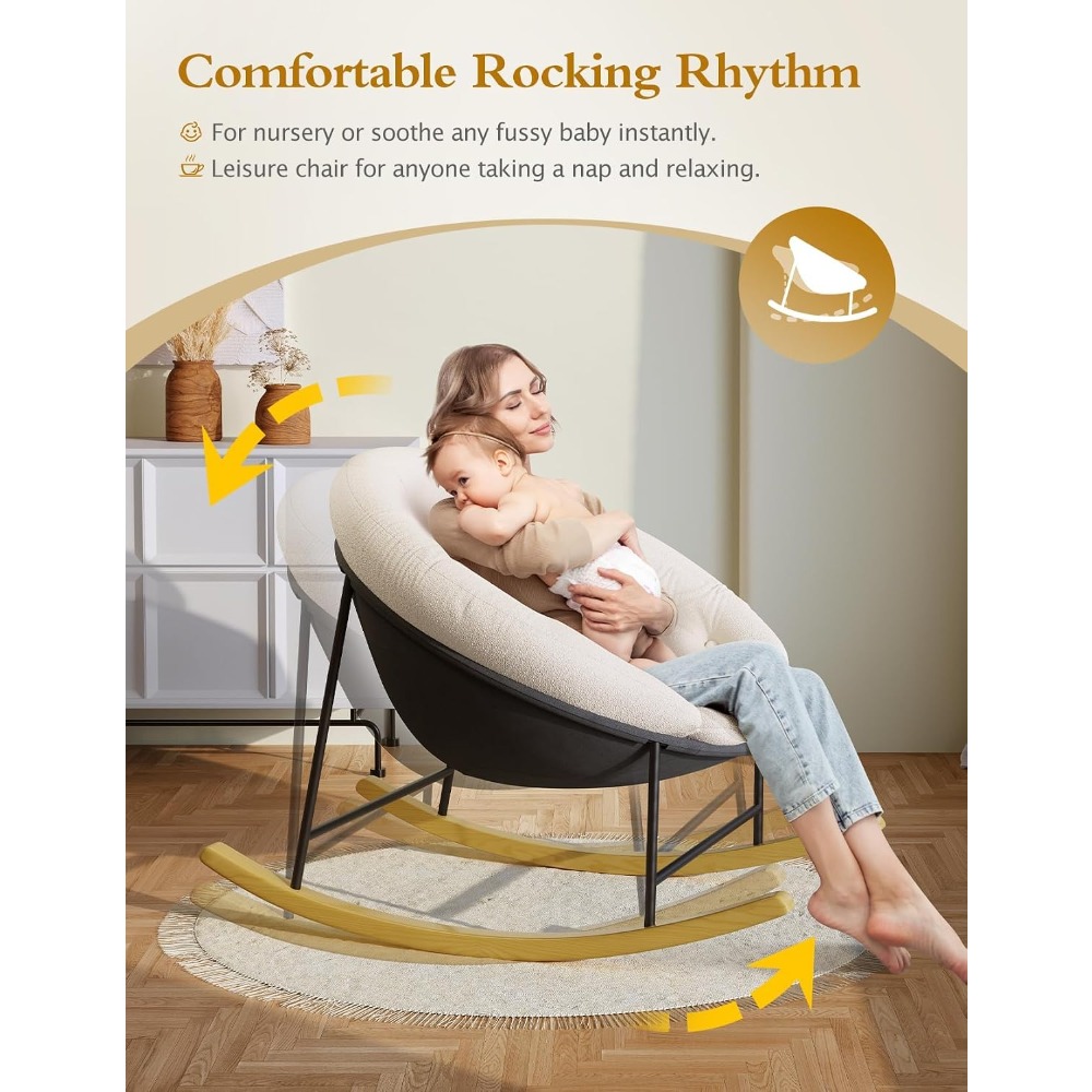 Breiter Schaukelstuhl für Kind – Rocking Chair Nursery Bewertung und Preis