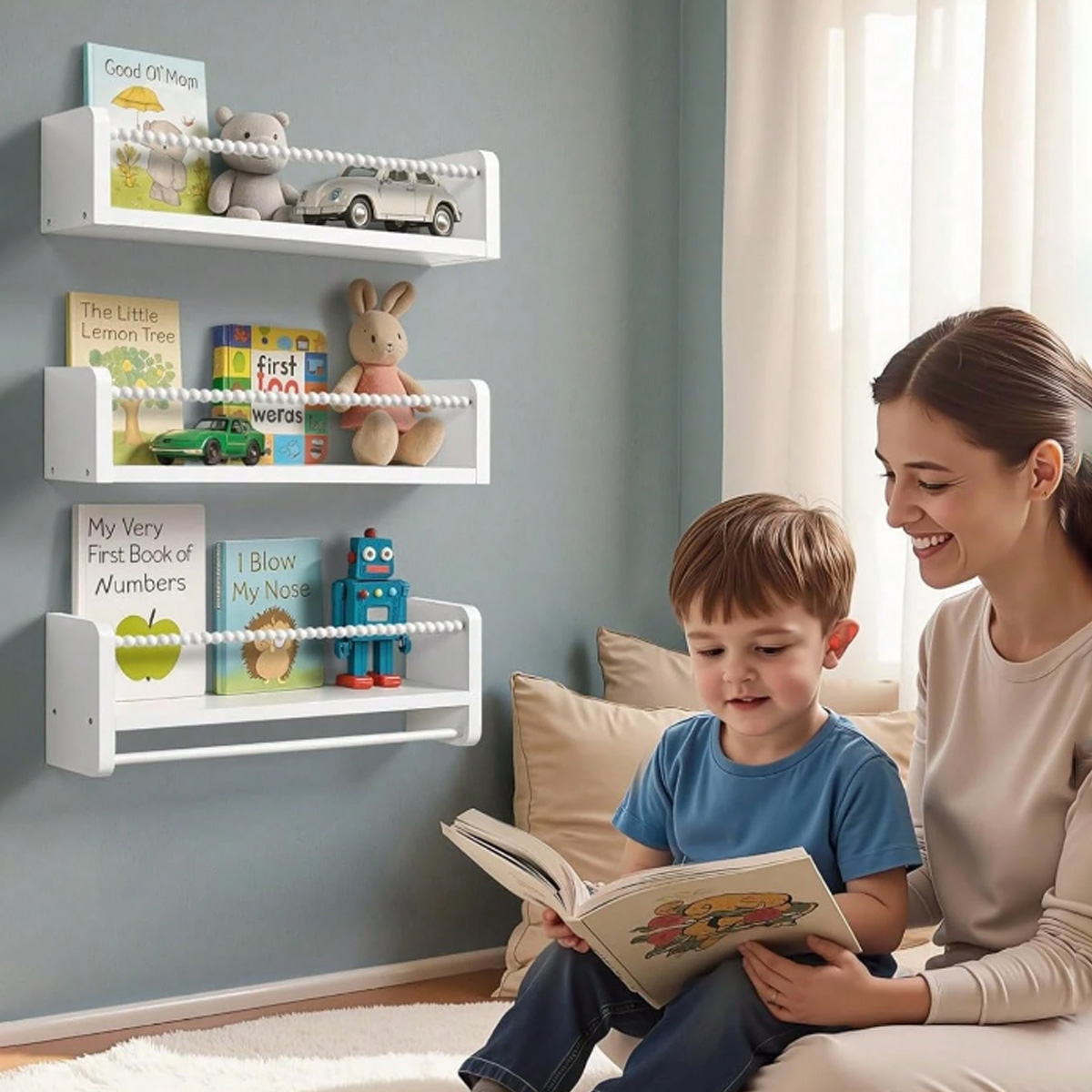 Kinderzimmer-Bücherregale, 40  – Baby Nursery Bookcase Bewertung und Preis