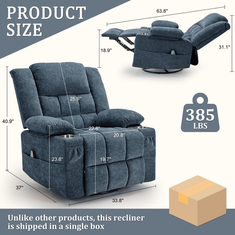 360° drehbarer Schaukelstuhl f – Rocking Chair Nursery Bewertung und Preis