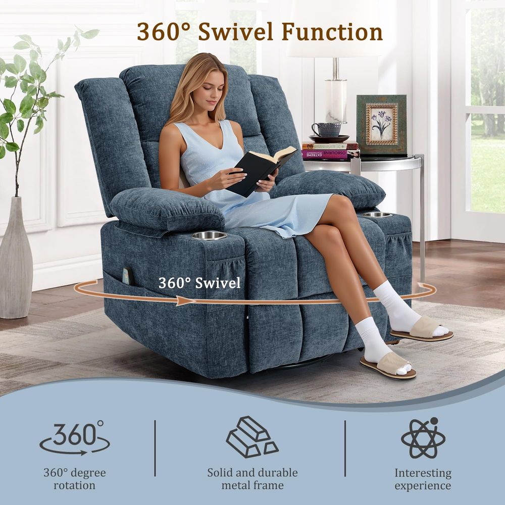 360° drehbarer Schaukelstuhl f – Rocking Chair Nursery Bewertung und Preis