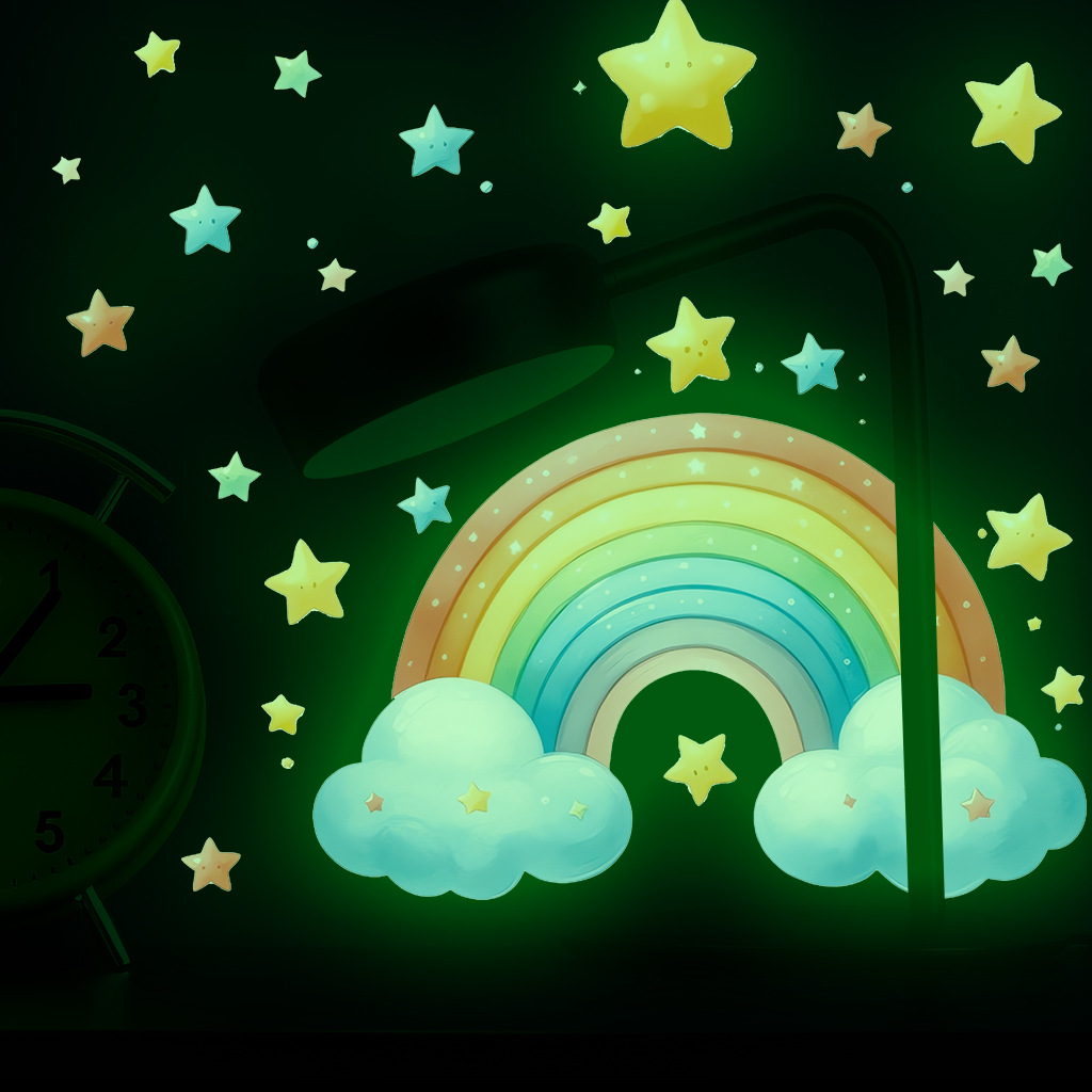 Cartoon Regenbogen Leuchtende  – Baby Nursery Diy Bewertung und Preis