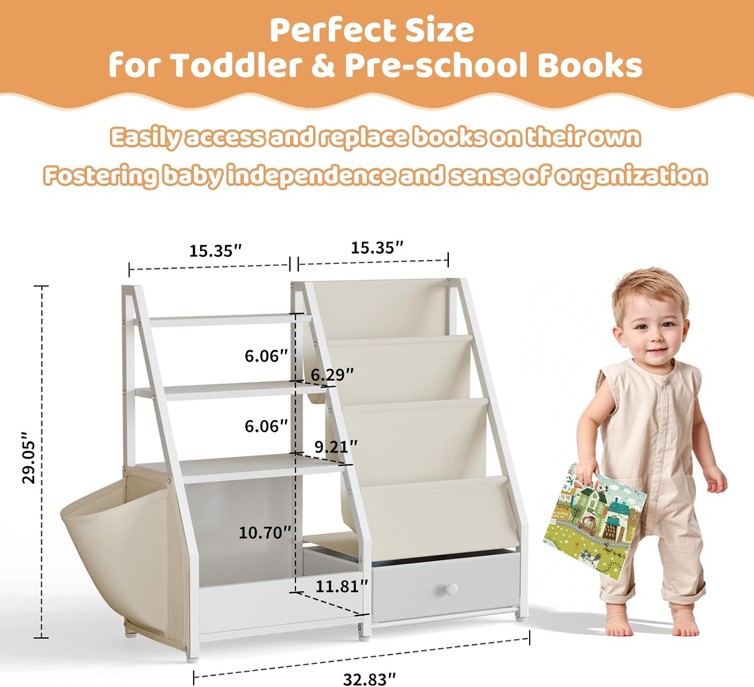 Kinderbücherregal und Spielzeu – Baby Nursery Bookcase Bewertung und Preis