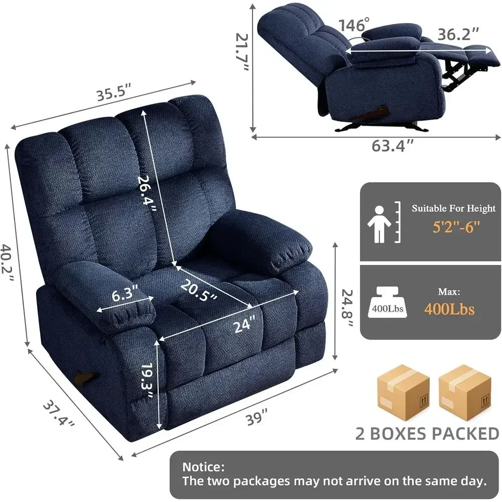 Extra breiter manueller Schauk – Rocking Chair Nursery Bewertung und Preis