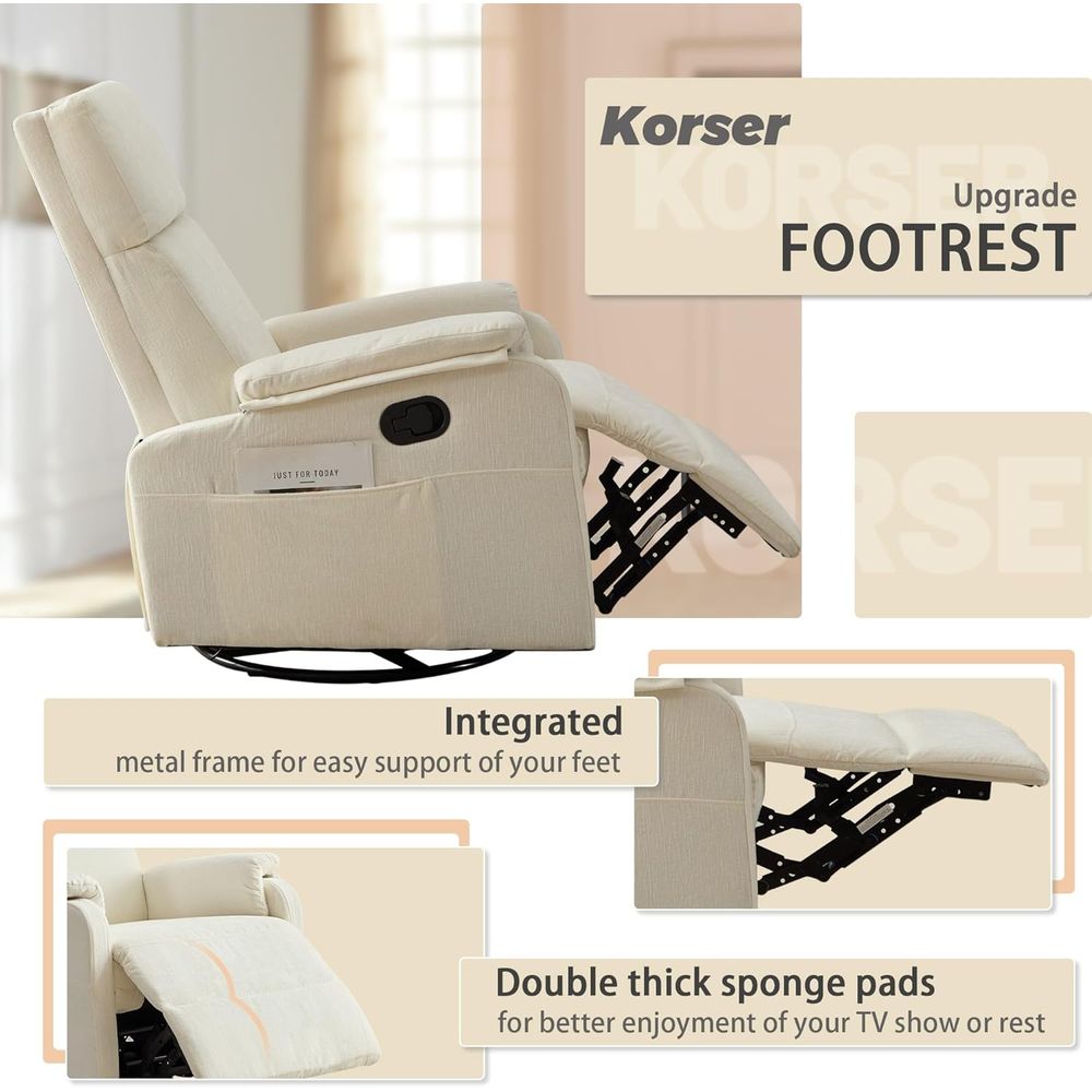 Relaxsessel, Schwenkbarer Scha – Rocking Chair Nursery Bewertung und Preis