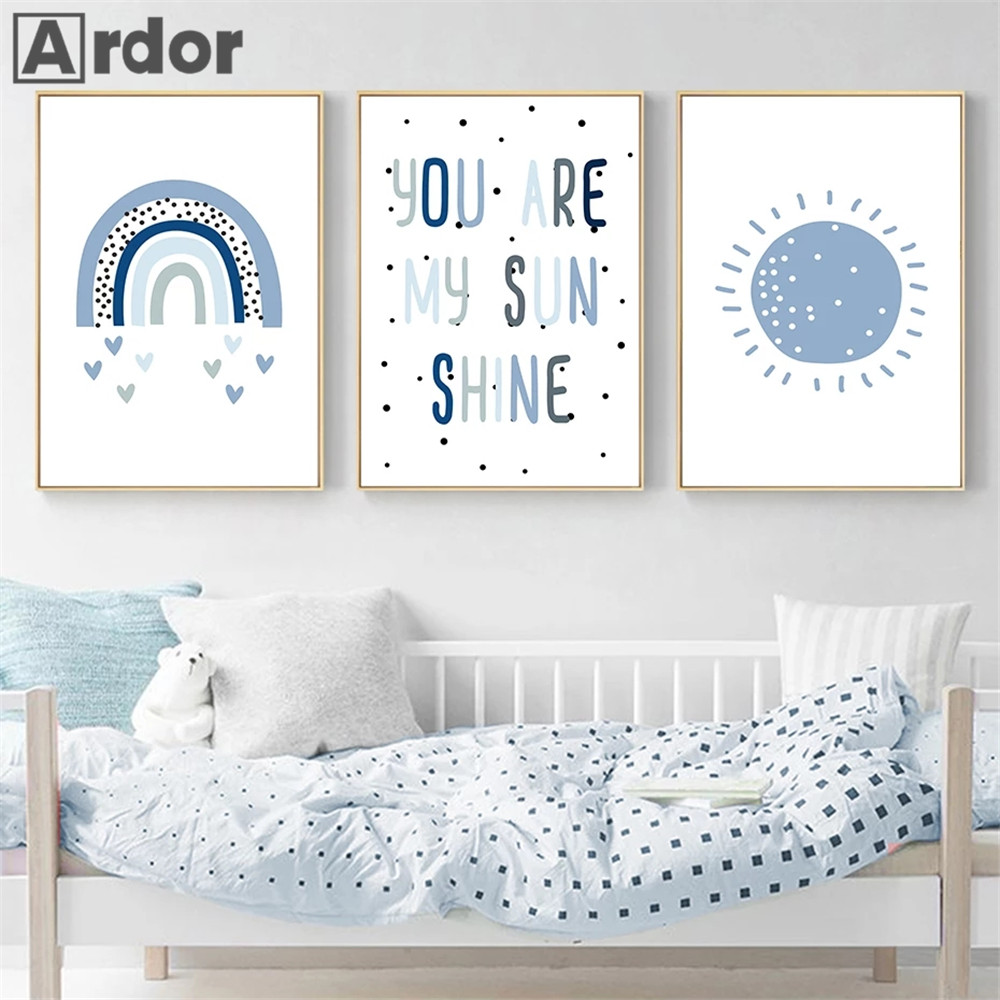 Kindergarten Wanddrucke You Ar – Baby Nursery You Are My Sunshine Bewertung und Preis
