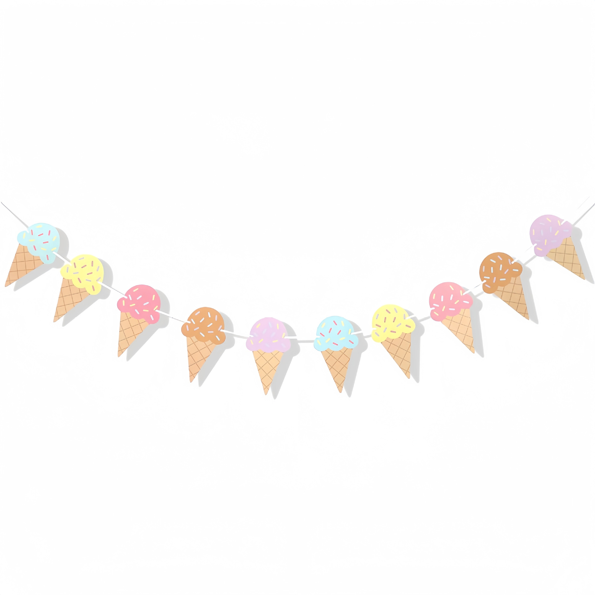 Süßes Eiscreme-Thema Papierban – Baby Nursery Hanging Decor Bewertung und Preis