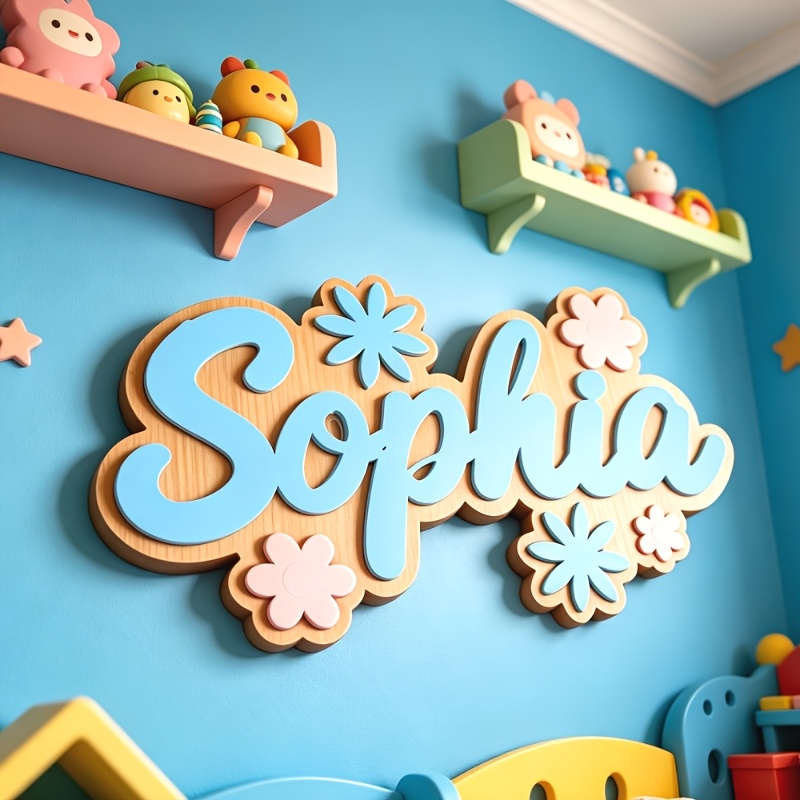 Personalisiertes Namensschild  – Baby Nursery Room Bewertung und Preis