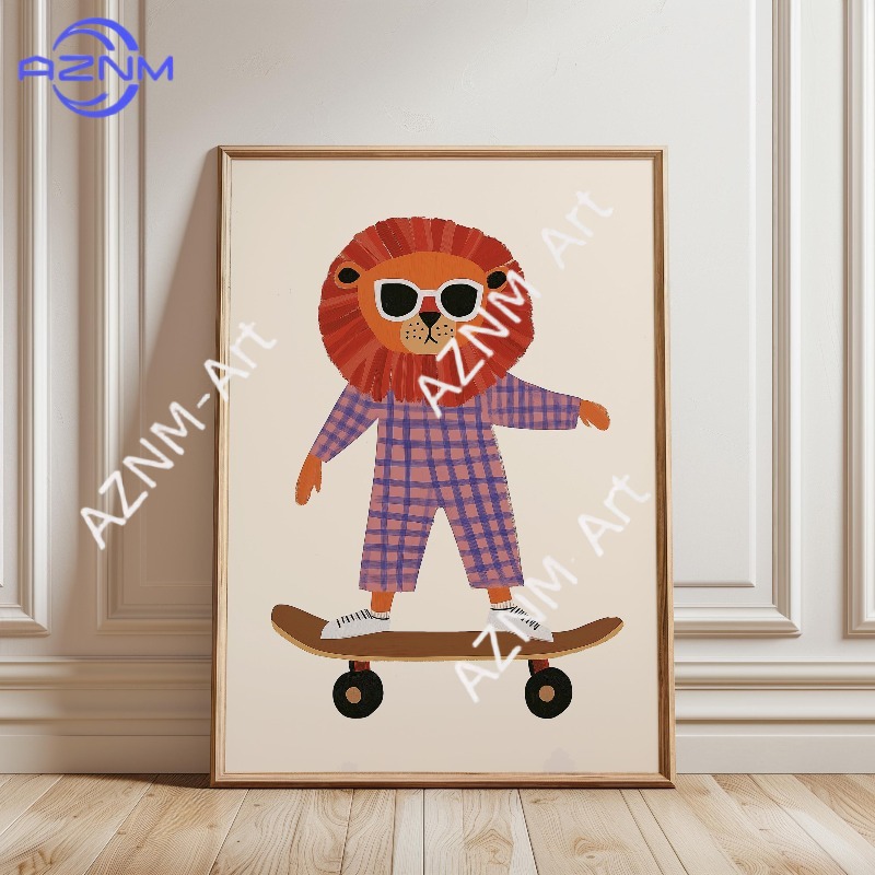 1 Stück Lustiges Tier-Skateboa – Baby Nursery Items Bewertung und Preis