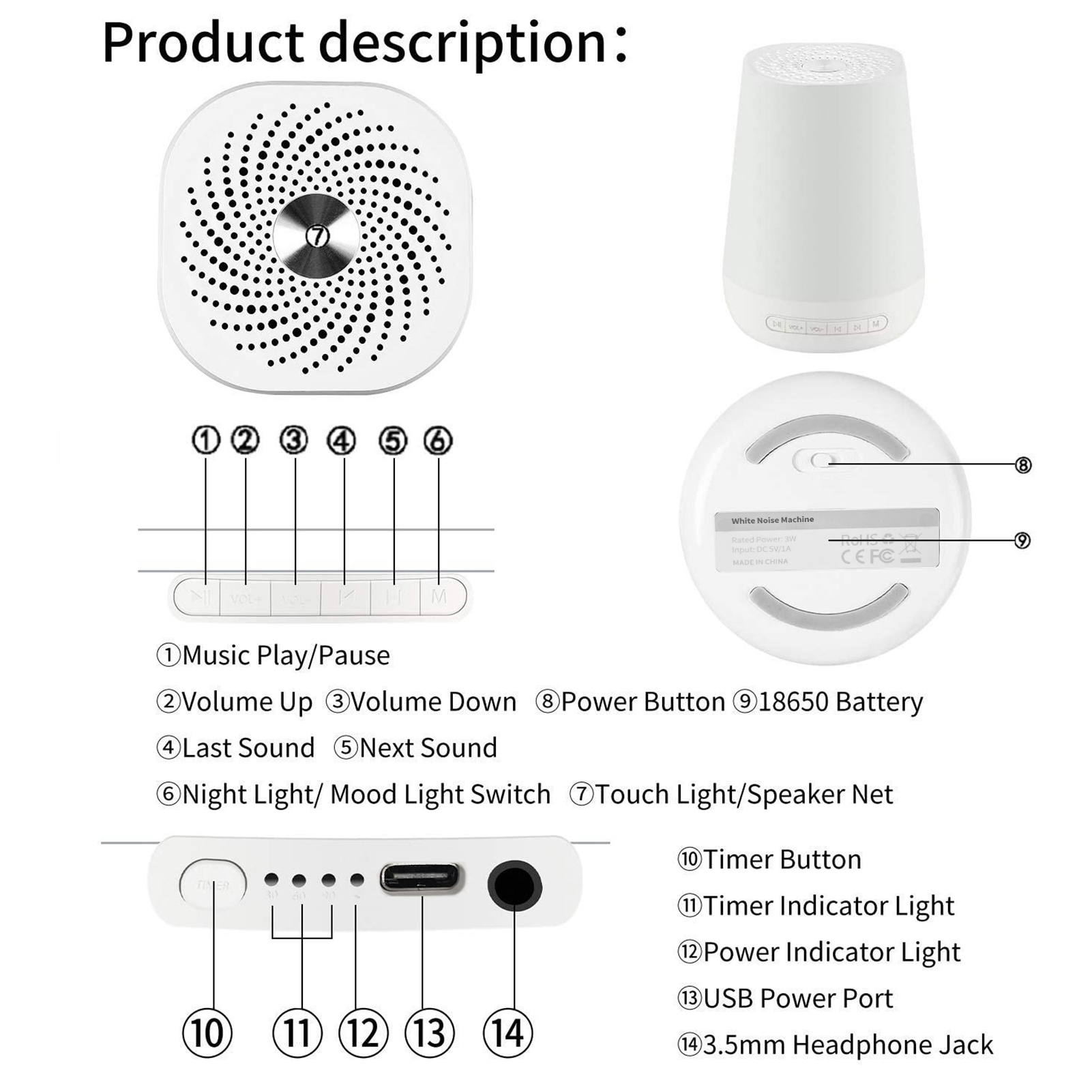 White Noise Sound Machine Baby – Baby Sound Machine White Bewertung und Preis