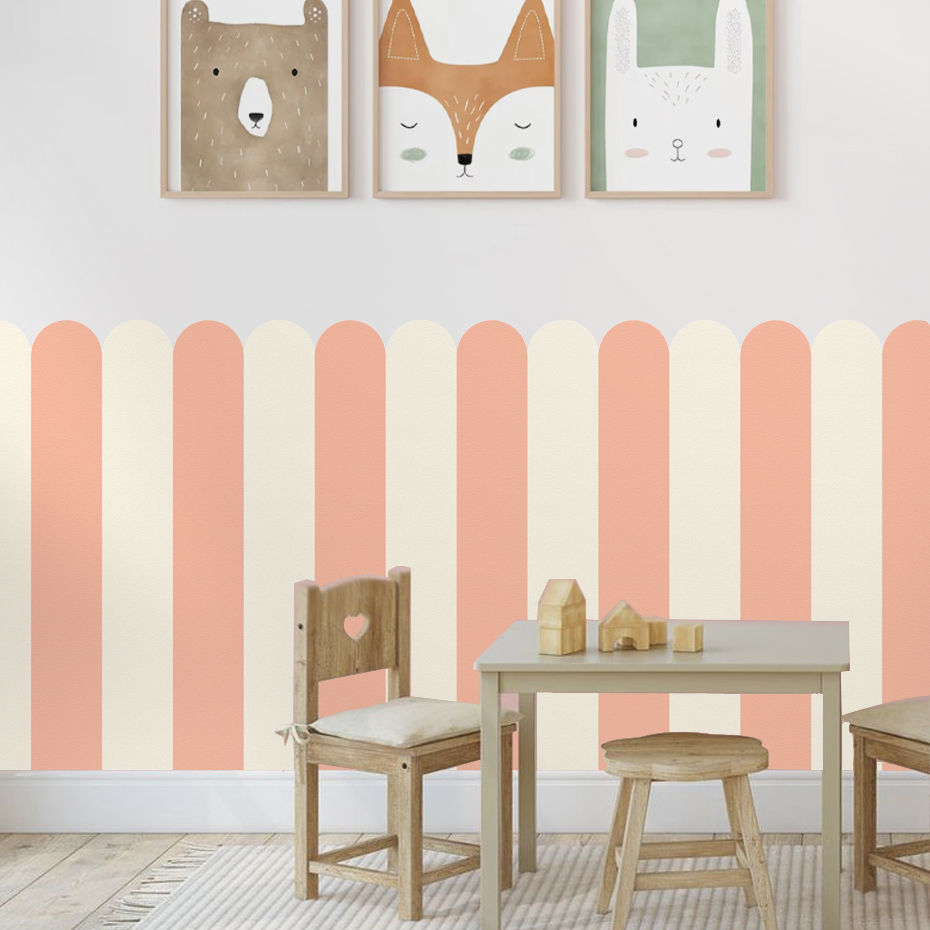 Mehrfarbige vertikal gestreift – Baby Nursery Room Bewertung und Preis