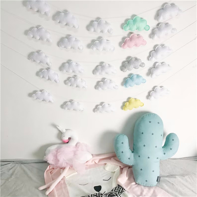 Nordic Filz Wolke Girlanden St – Baby Nursery Hanging Decor Bewertung und Preis